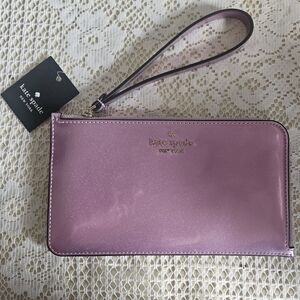 Lavender Shimmer Wristlet